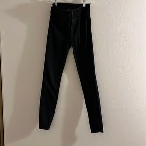 Women’s American eagle black skinny jeans size 0 regular length